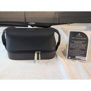 Vetelli Leo Large Travel Toiletry Case and Shave Bag w/ 2 Compartments